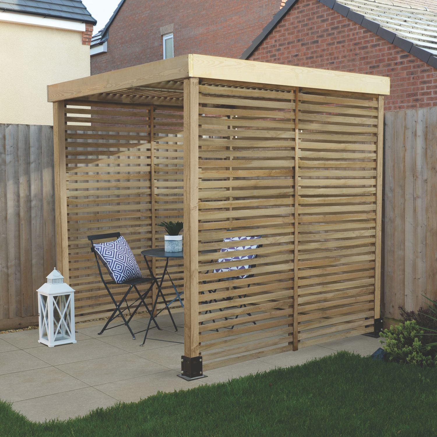 Forest 6' 6" x 6' 6" (Nominal) Flat Timber Pergola (675KT)