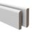 Essentials Primed MDF Round & Bullnose Skirting Board 2400mm x 94mm x 14.5mm 4 Pack