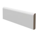 Essentials Primed MDF Round & Bullnose Skirting Board 2400mm x 94mm x 14.5mm 4 Pack
