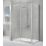 Triton Neo Eight Framed Rectangular Sliding Door Shower Enclosure  Chrome  1000mm x 760mm x 1900mm