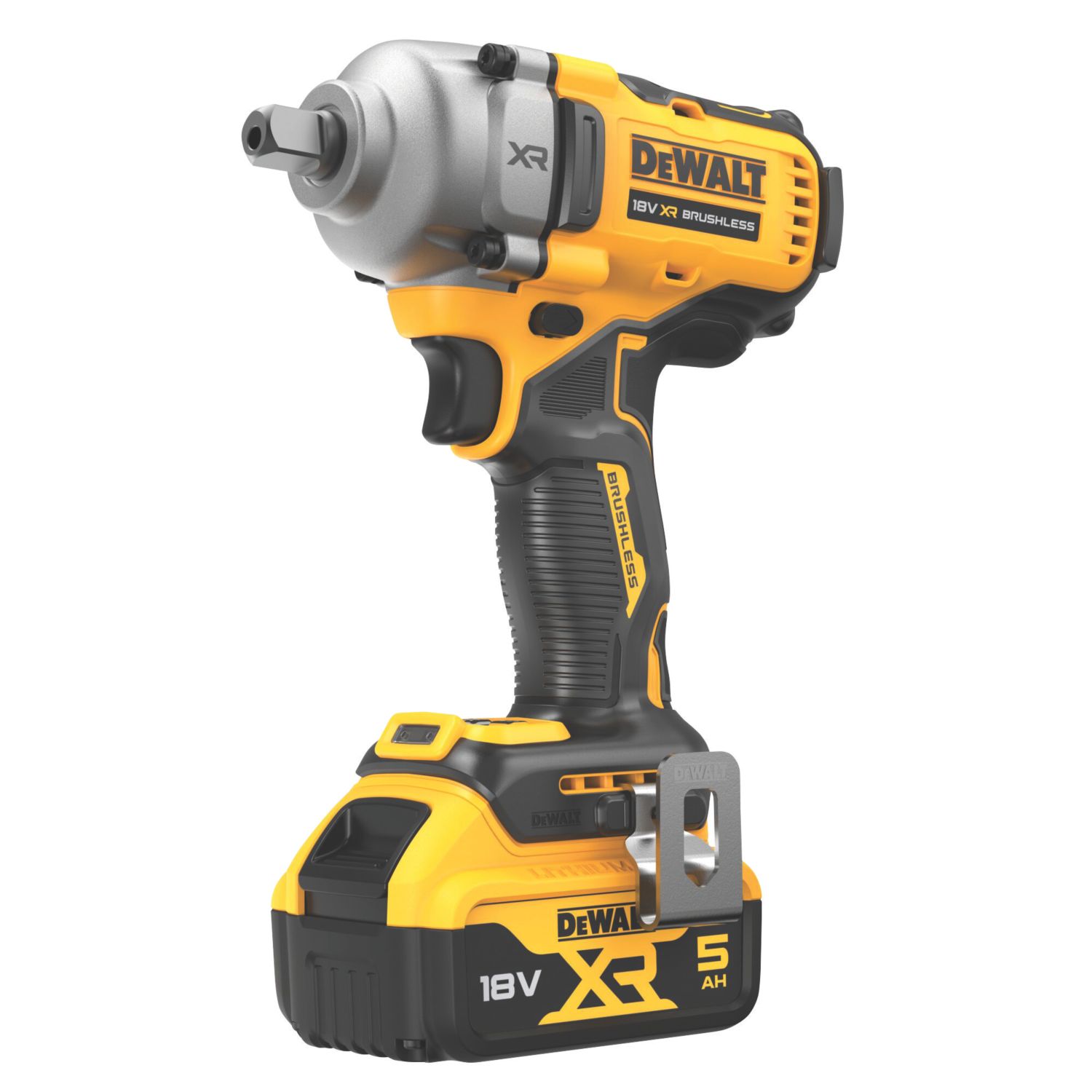 DeWalt DCF892P2T-GB 18V 2 x 5.0Ah Li-Ion XR Brushless Cordless Impact Wrench (675XK)