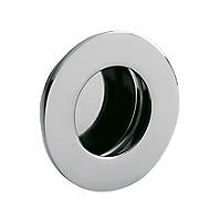 Eurospec Circular Flush Pull Handle 48mm Polished Stainless Steel