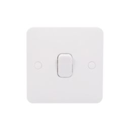 Schneider Electric Lisse 10AX 1-Gang 1-Way 10AX Light Switch  White