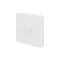 Schneider Electric Lisse 10AX 1-Gang 1-Way 10AX Light Switch  White