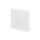 Schneider Electric Lisse 10AX 1-Gang 1-Way 10AX Light Switch  White