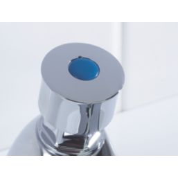 Bristan Timed Flow Chrome 104mm Self-Closing Mono Basin Pillar Tap