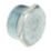 Deta Bright Zinc-Plated Hex Plugs 25mm 10 Pack