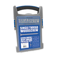 Silverscrew  PZ Double-Countersunk Woodscrews Grab Pack 1000 Pcs