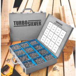 Turbo Silver  PZ Double-Countersunk Expert Trade Case 2800 Pcs