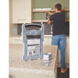 Turbo Silver  PZ Double-Countersunk Woodscrews Grab Pack 1000 Pcs