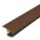 Vitrex Dark Hickory Variable Height Wood & Laminate Floor Threshold 0.9m