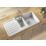 ETAL Comite Traditional 1.5 Bowl Composite Kitchen Sink White Reversible 1000mm x 500mm