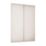 Spacepro Classic 2-Door Sliding Wardrobe Door Kit Cashmere Frame Cashmere Panel 1185mm x 2260mm