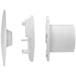 Xpelair CV4SR 100mm (4") Axial Bathroom or Kitchen Extractor Fan with Humidistat & Timer White 220-240V