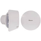 Xpelair CV4SR 100mm Axial Bathroom or Kitchen Extractor Fan with Humidistat & Timer White 220-240V