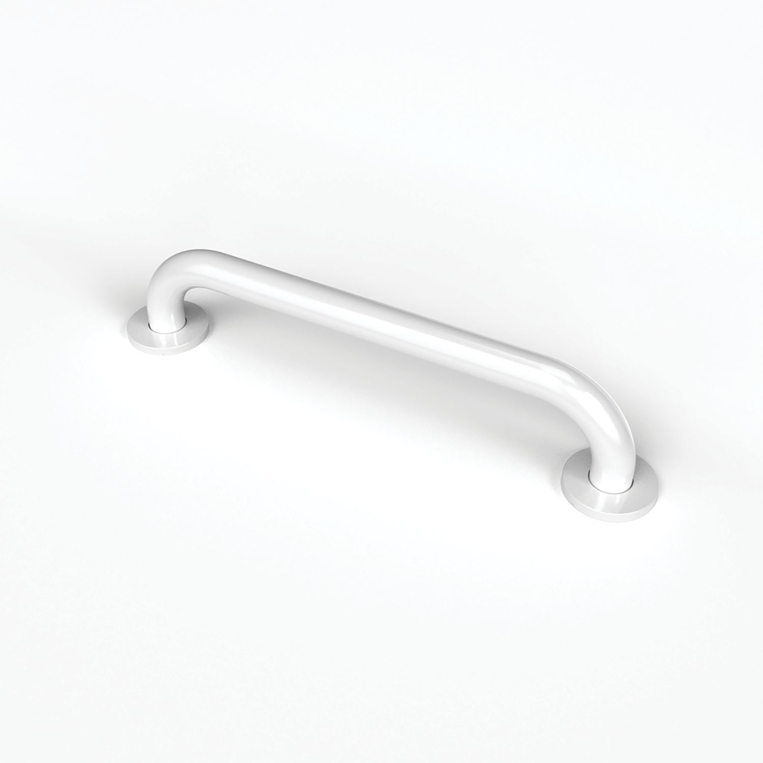 Nymas Straight Doc M Grab Rail White 450mm (676JM)