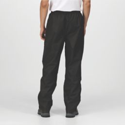 Regatta Linton Waterproof  Work Trousers Black Medium 33.5" W 32" L