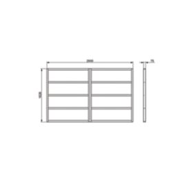 Forest  9' 6" x 6' Timber Shed Base