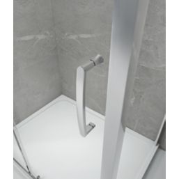 Triton Neo Eight Framed Rectangular Sliding Shower Door Chrome  1000mm x 1900mm