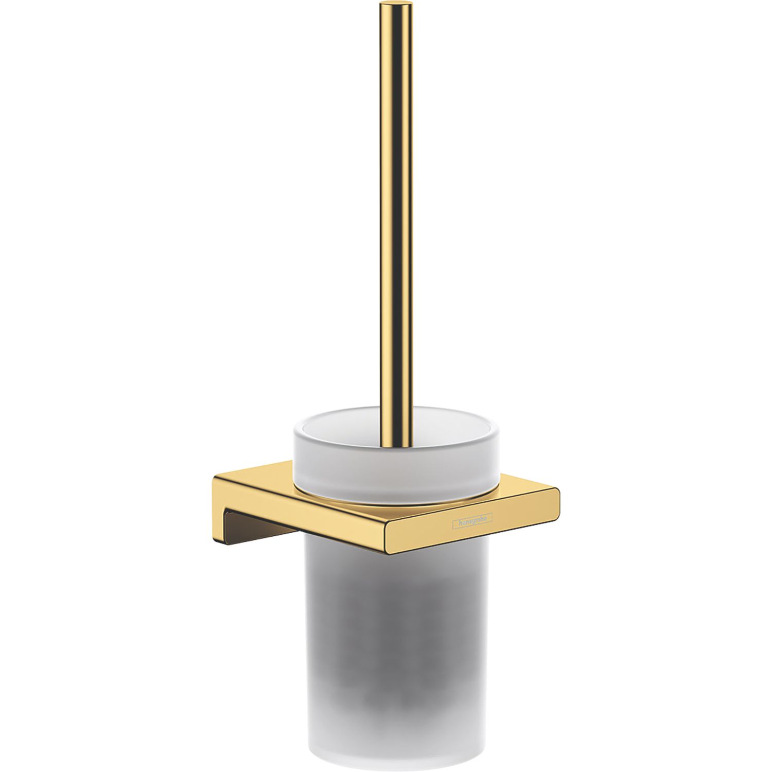 Hansgrohe AddStoris Wall-Mounted Toilet Brush Holder Polished Gold Optic (676VG)