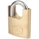 Smith & Locke  Brass   Closed Shackle  Padlock 50mm