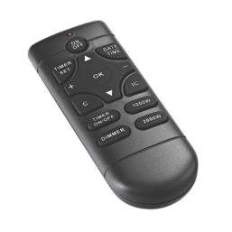 Focal Point Soho Black Switch Control Freestanding, Semi-Recessed or Fully Inset Electric Fire 485mm x 153mm x 596mm