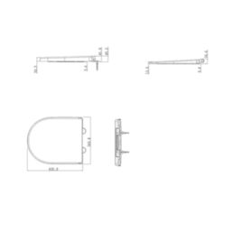 Walker Soft-Close with Quick-Release Toilet Seat Polypropylene White