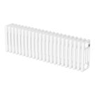 Flomasta 300mm x 1010mm 2993BTU White Horizontal 4 Column Radiator