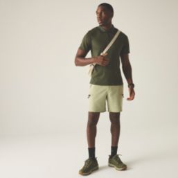 Regatta Maverik V Polo Shirt Dark Khaki Small 37.7" Chest