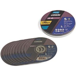 Norton  Stainless Steel Cutting Discs 115mm (4 1/2") x 22.23mm 10 Pack