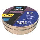 Norton  Stainless Steel Cutting Discs 115mm (4 1/2") x 22.23mm 10 Pack