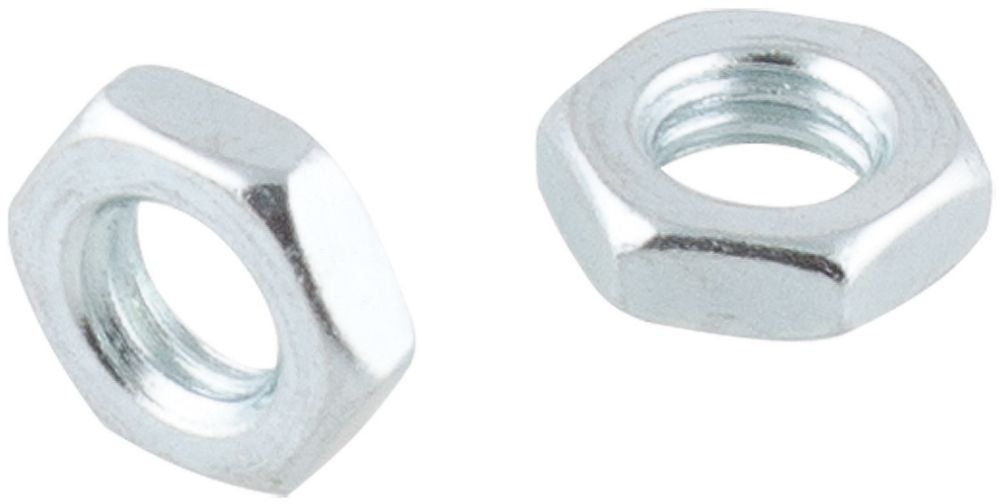 Easyfix Carbon Steel Hex Flat Nuts M6 100 Pack Screwfix
