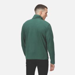 Regatta Micro Zip Neck Fleece Bottle Green Small 37.5" Chest