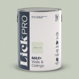 LickPro Max+ 5Ltr Green 09 Matt Emulsion  Paint