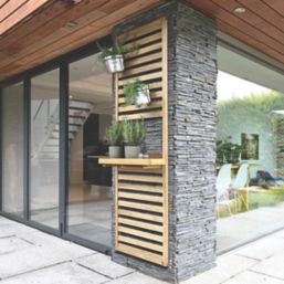 Forest Wooden Slatted Garden Planter 600mm x 1800mm