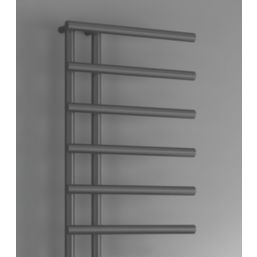 Reina 722mm x 500mm 799BTU Gunmetal Flat Designer Towel Radiator