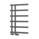 Reina 722mm x 500mm 799BTU Gunmetal Flat Designer Towel Radiator
