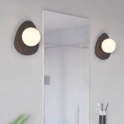 Eglo Castrovido LED Bathroom Wall Light Black 4.2W 470lm