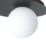 Eglo Castrovido LED Bathroom Wall Light Black 4.2W 470lm