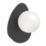 Eglo Castrovido LED Bathroom Wall Light Black 4.2W 470lm