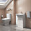 Bathroom Vanity Unit with Comite Basin Gloss White 520mm x 424mm x 806mm
