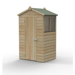 Forest Beckwood 4' x 3' (Nominal) Apex Shiplap Timber Shed