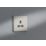Knightsbridge  13A 1-Gang Unswitched Socket Brushed Chrome with Grey Inserts