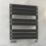 Terma 655mm x 500mm 1569BTU Black Flat Designer Towel Radiator