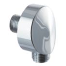ETAL Pinto Round Shower Wall Outlet Elbow Chrome 49mm