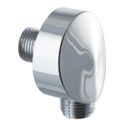 ETAL Pinto Round Shower Wall Outlet Elbow Chrome 49mm