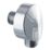 ETAL Pinto Round Shower Wall Outlet Elbow Chrome 49mm