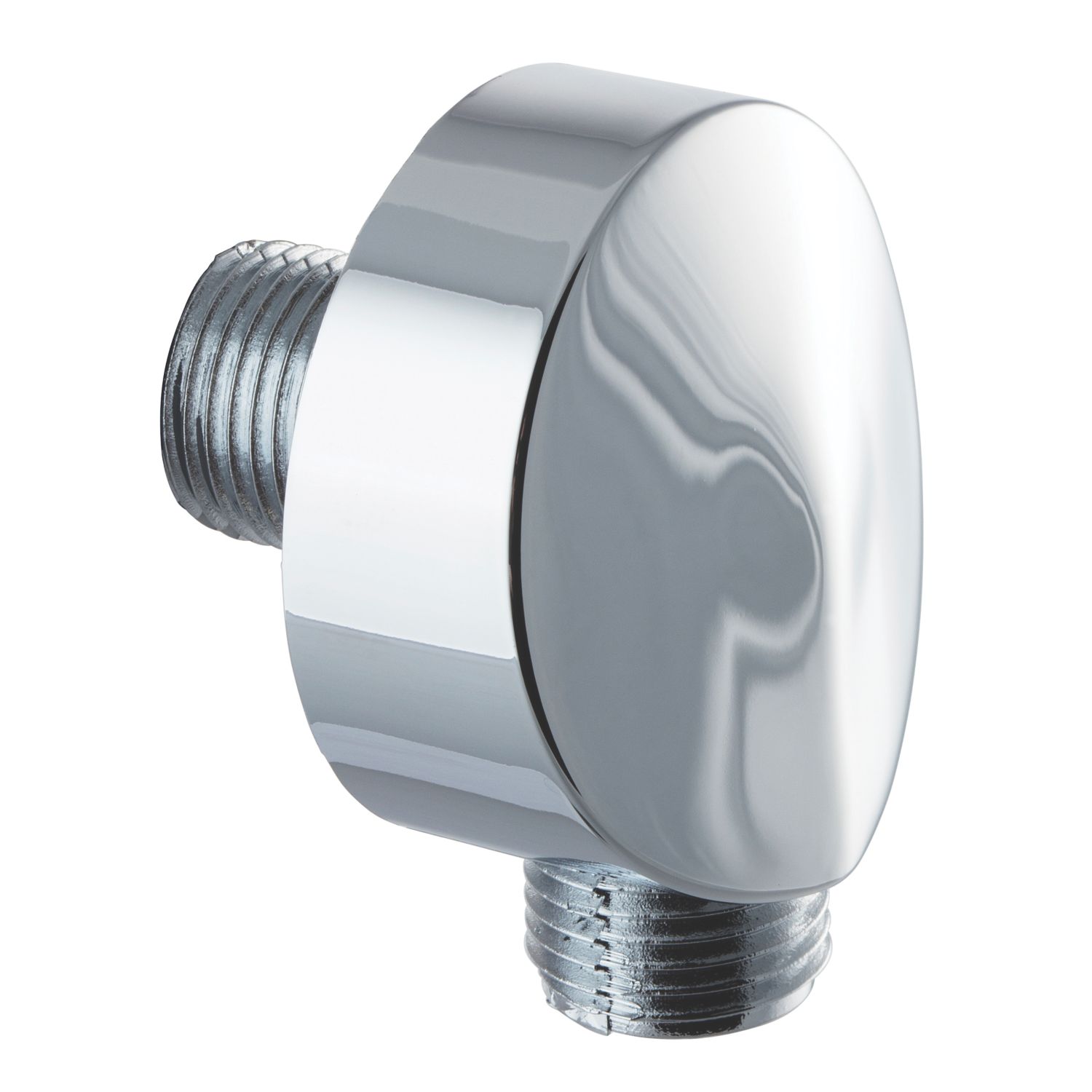 ETAL Pinto Round Shower Wall Outlet Elbow Chrome 49mm (677VN)