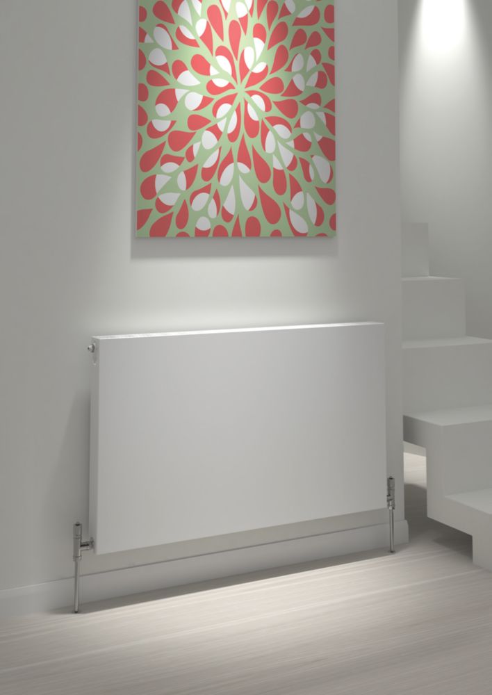 Kudox Type 21 DoublePanel Plus Single Convector Radiator 600 x 800mm White 3600BTU Screwfix