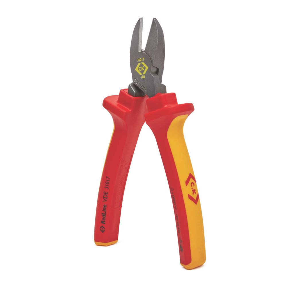 C.K VDE Side Cutters 6 1/4 (160mm) - Screwfix